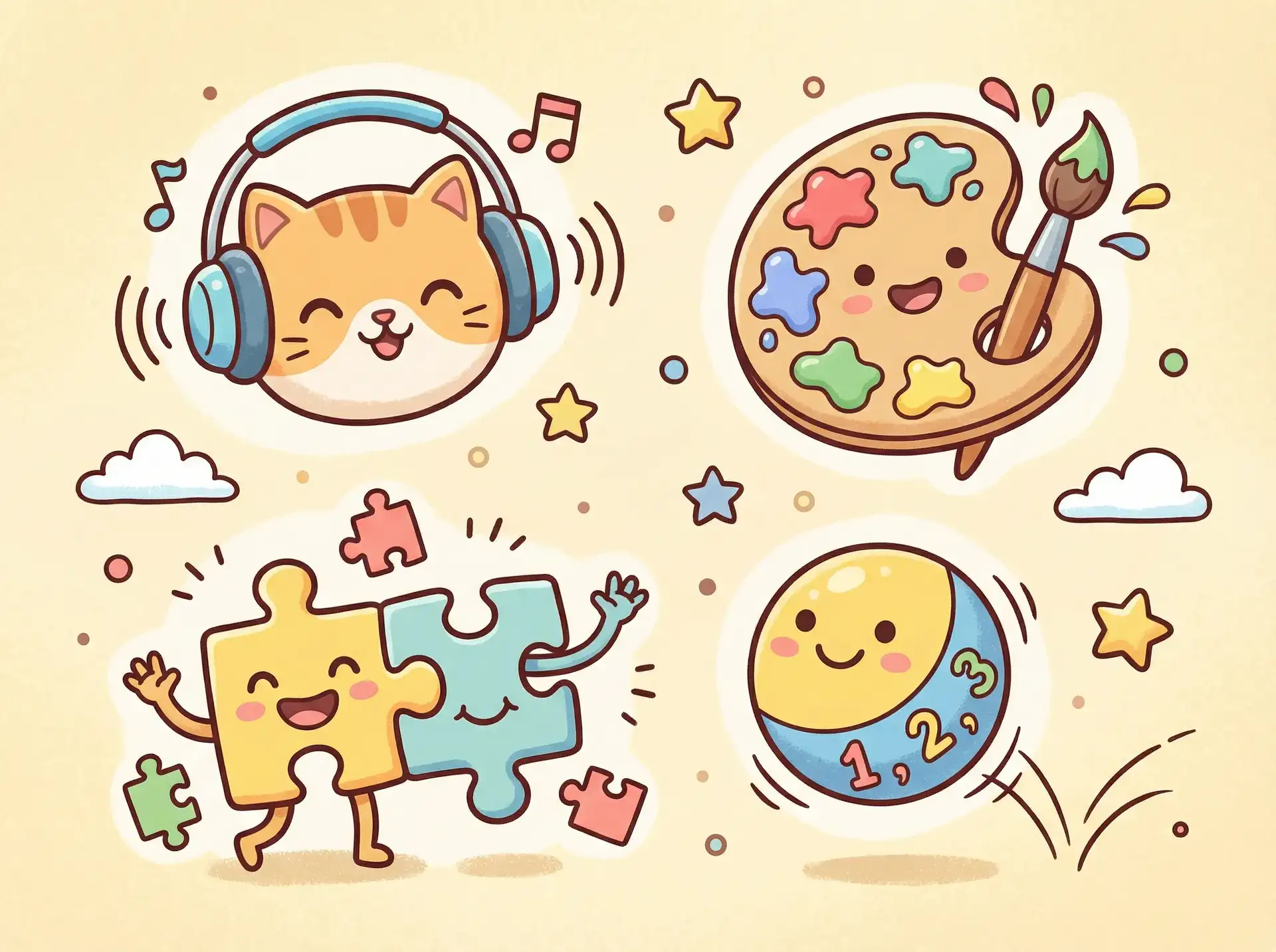 小朋友的手工作品 - 土炕上的畸情 益智创作
